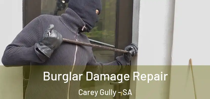 Burglar Damage Repair Carey Gully - SA
