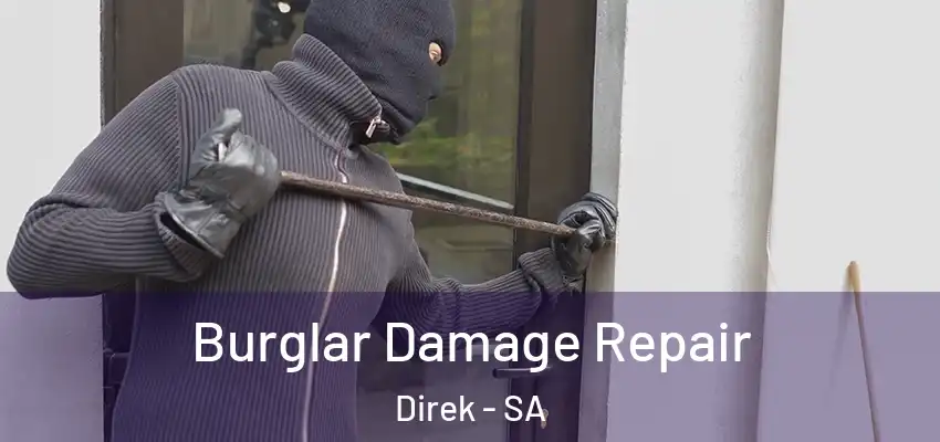 Burglar Damage Repair Direk - SA