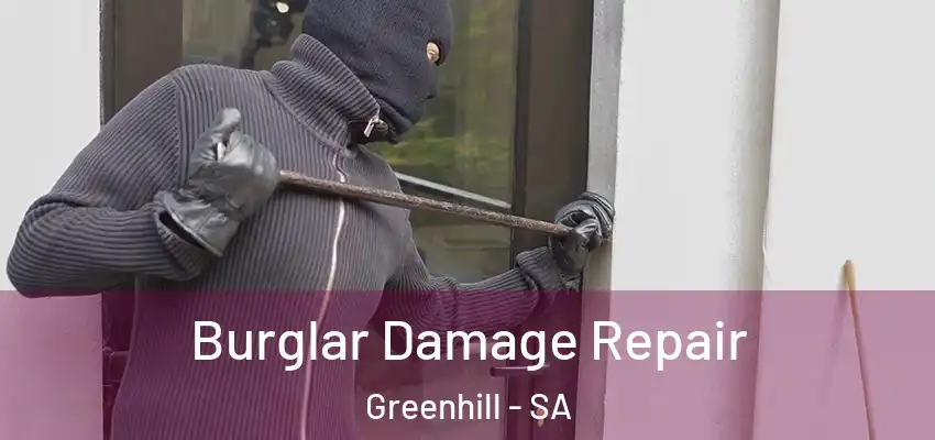 Burglar Damage Repair Greenhill - SA