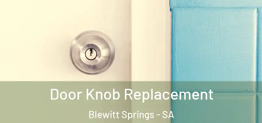 Door Knob Replacement Blewitt Springs - SA