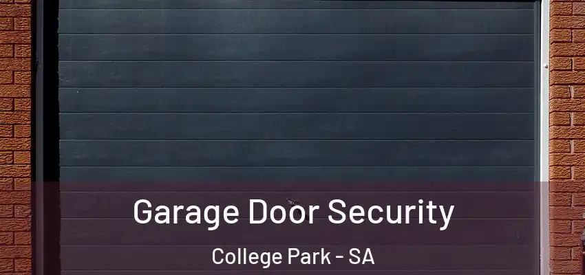  Garage Door Security College Park - SA