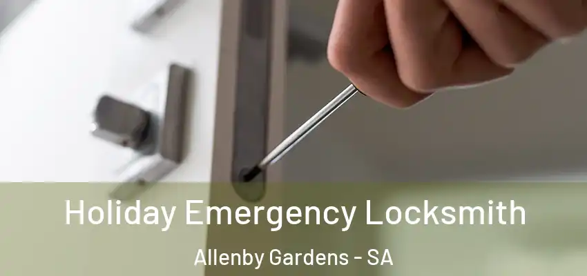 Holiday Emergency Locksmith Allenby Gardens - SA