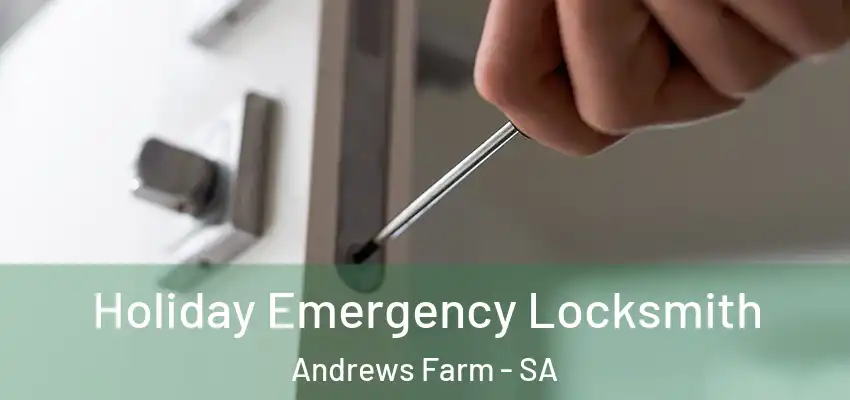Holiday Emergency Locksmith Andrews Farm - SA