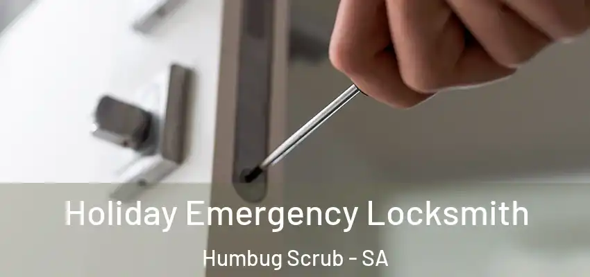 Holiday Emergency Locksmith Humbug Scrub - SA