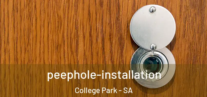 peephole-installation College Park - SA