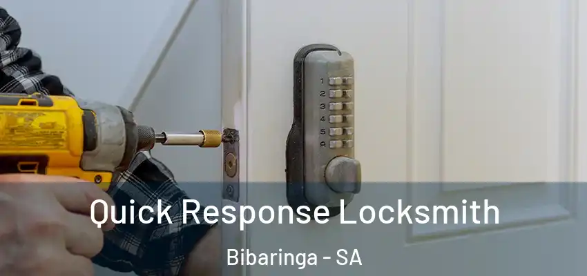 Quick Response Locksmith Bibaringa - SA